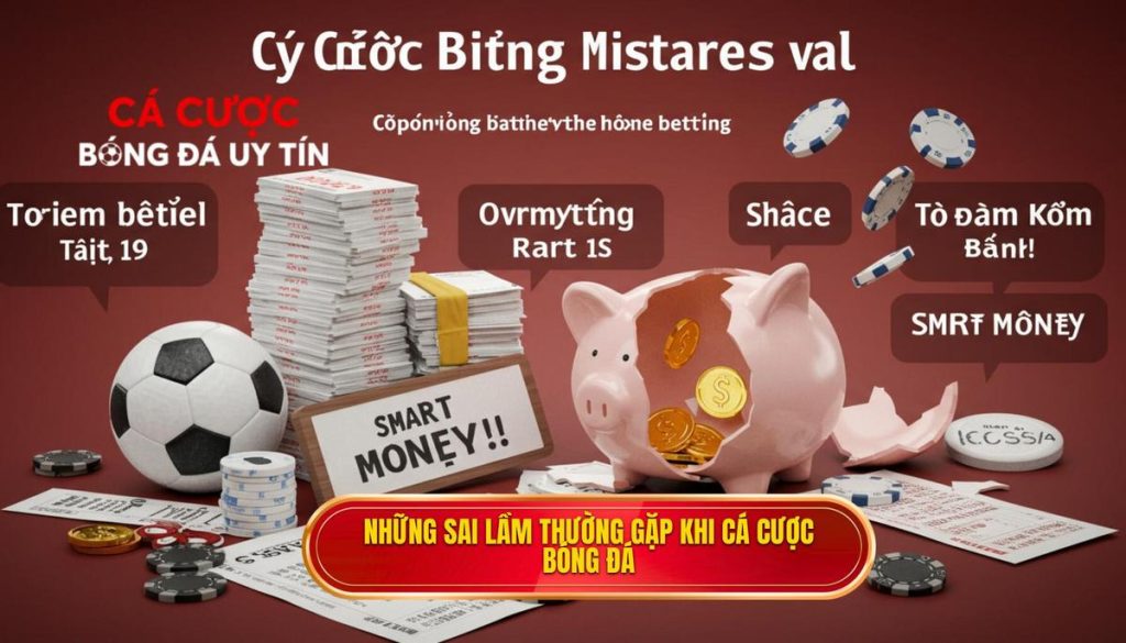 những sai lầm thường gặp khi cá cược bóng đá
