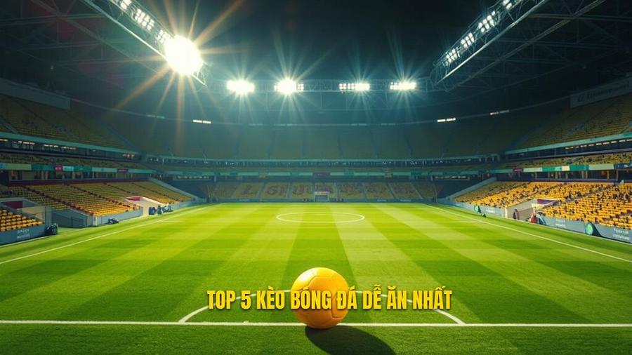 Top 5 loại kèo bóng đá dễ ăn nhất hiện nay bạn nên biết