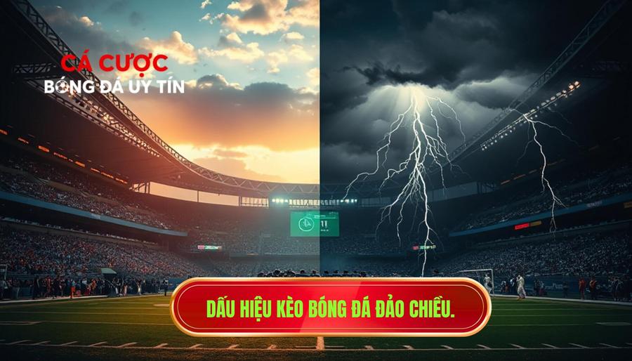 Dấu hiệu kèo bóng đá đảo chiều.