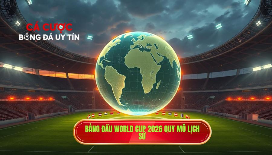 1. Bảng đấu World Cup 2026 quy mô lịch sử