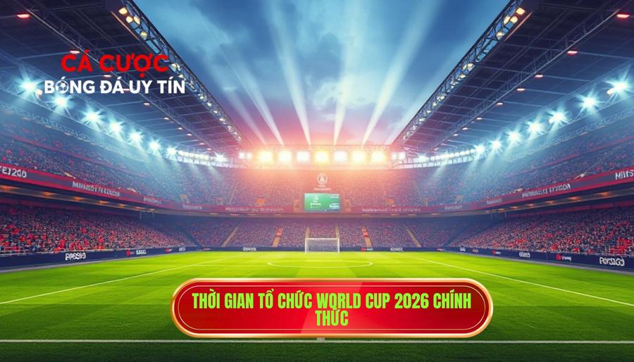 1. Thời gian tổ chức World Cup 2026 chính thức