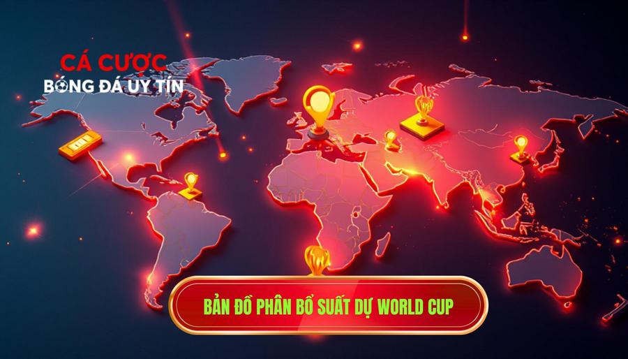 2. Bản đồ phân bổ suất dự World Cup