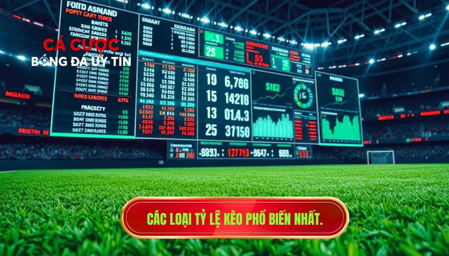 Các loại tỷ lệ kèo hôm nay phổ biến nhất